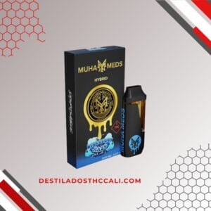 Destilado MUHA MEDS Blueberry Haze híbrido con aroma afrutado - Destilados Cali